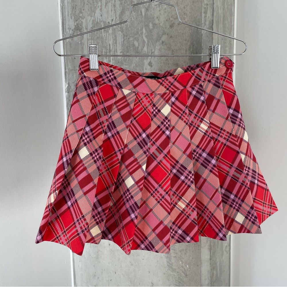 American Apparel plaid tennis skirt